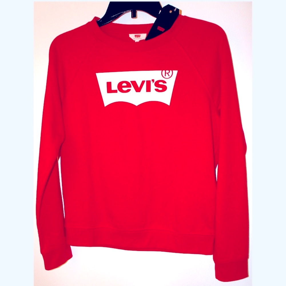 Levi's Fleece Sweatshirt Small - Picture 3 of 8